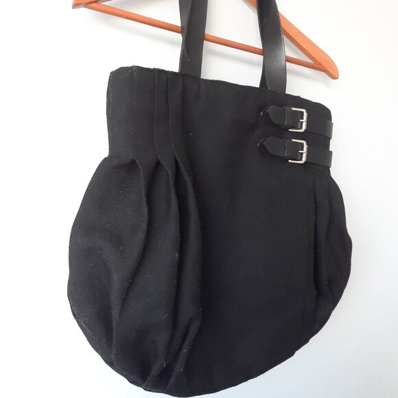 Pringle of Scotland Wool & Leather Shoulder Bag - Picture 4 of 14